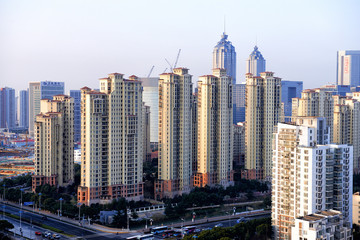 Fototapeta na wymiar Chinese cityscape Suzhou