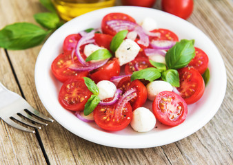 Italian caprese salad