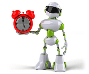 Green robot - 3D Illustration