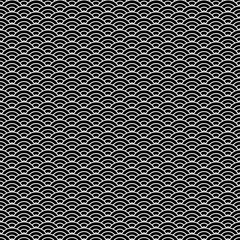 青海波　背景　イラスト