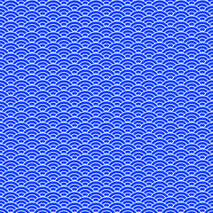 青海波　背景　イラスト