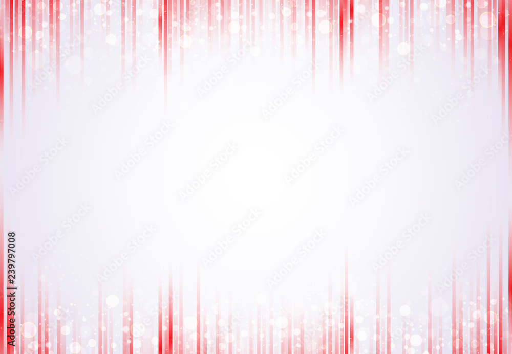 Poster template header and footers red vertical lines pattern with sparkle and bokeh background with copy s
