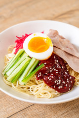 bibim naengmyeon - korean cold noodles