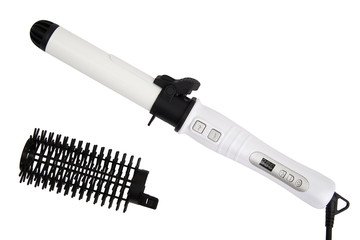 electric round heated brush