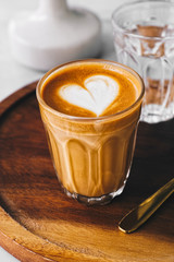 Piccolo Latte Art Closeup