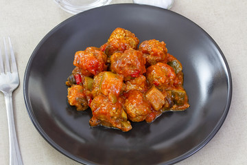 boulettes de boeuf sauce provençale