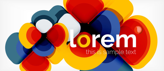 Geometric modern abstract background