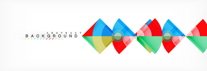 Modern geometric abstract background