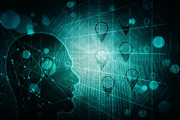 2d  rendering travel and navigation planning, concept