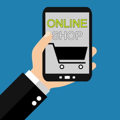 Online Shop auf dem Smartphone