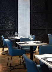 Modern restaurant interiors