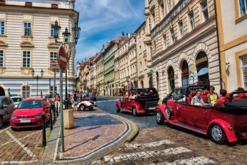 Foto auf Glas Prag, Tourismus © ArTo