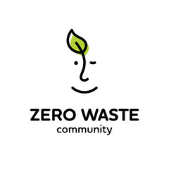Vector Zero Waste Logo Design