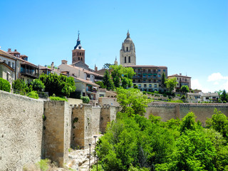 Virgin Merry Cathedral in Segovia, Spain.