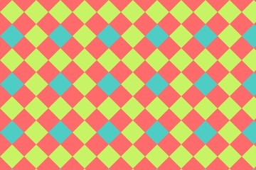 Multicoloured Diamond Patterns background