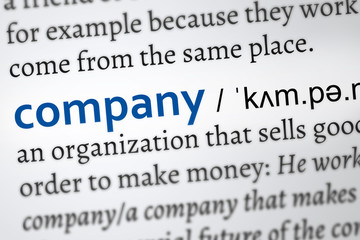 company definition word