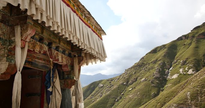 4k lhasa pabangka temple,Tibet.