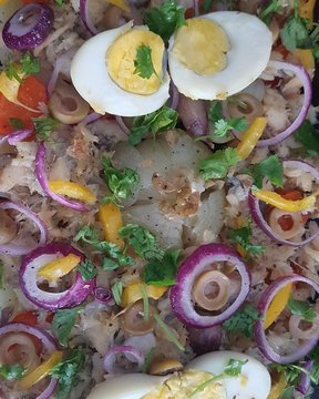 Bacalhoada colorida