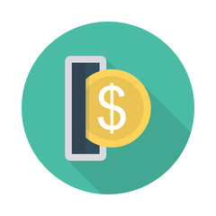 Obraz premium pay coin dollar