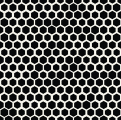 hexagon halftone seamless minimal design pattern, geometric background print texture