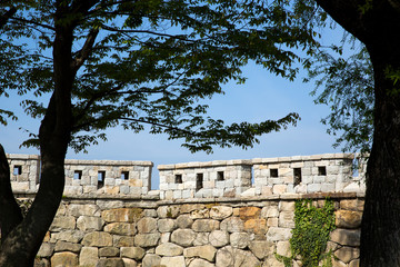Fototapeta na wymiar Cheongdoeupseong Fortress is a castle of the Joseon Dynasty.