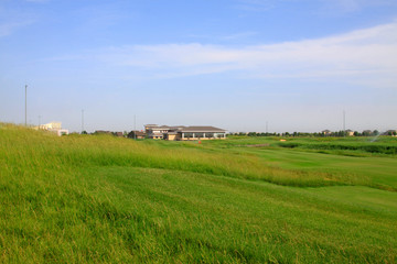 Fototapeta na wymiar Hebei caofeidian golf villa scenery