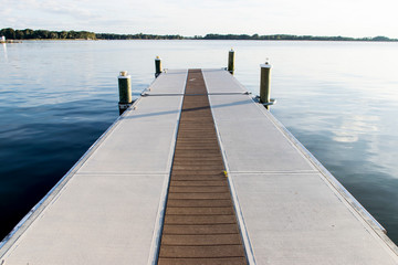 Fototapeta premium Dock View Background