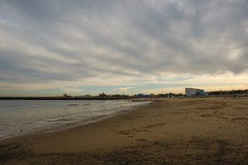 beach at sunset