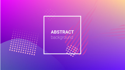 Fluid Shapes. Banner Design Composition. Horizontal Orientation. Modern Geometric Pattern. Fluid Shapes.