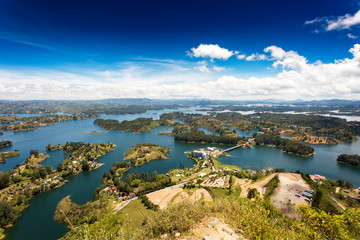 View of Piedra el Peñol Colombia