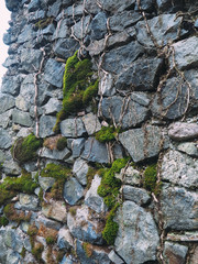 stone wall. brickwork texture. back background .beton