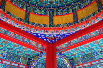 Chinese style painted ceiling