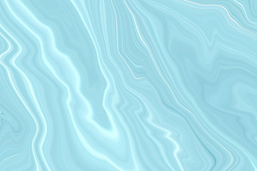 Fototapeta premium Blue background with a pattern of marble, fashionable pattern for various purposes. The texture of the waves and lines with divorces for the Christmas card.