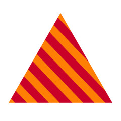 striped cone illustration background