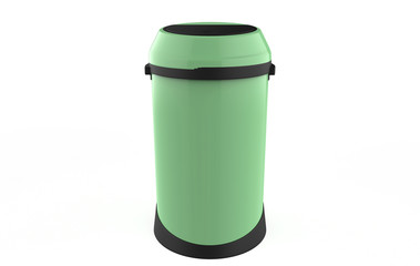 Touch Bin isolated on white background. 3d illustration 