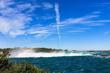 Niagara Falls view in Ontario from Canadian Side