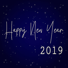 happy new year 2019 bleu