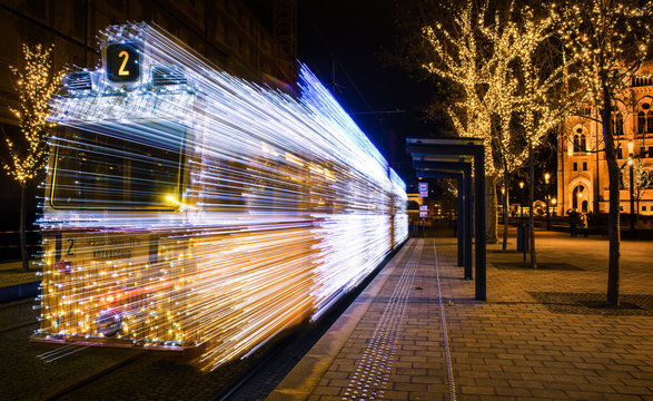 Budapest Christmas Tram