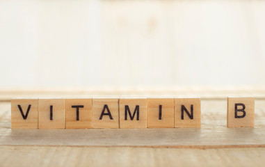 Medical and Health Care Concept, Vitamin B