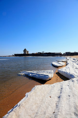 BiLuo tower park natural scenery, qinhuangdao city, hebei province, China