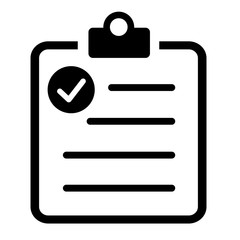 Checklist icon, Vector illustration