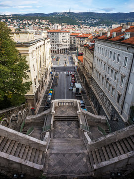 Triest Piazza Goldoni und Scala dei Giganti