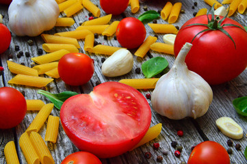 fresh, colorful vegetables still life