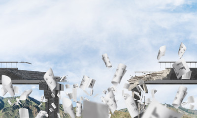 Summer colourful mountain landscape.