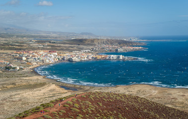 Hiking trails of The Red Mountain.