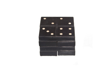 domino isolated on white background