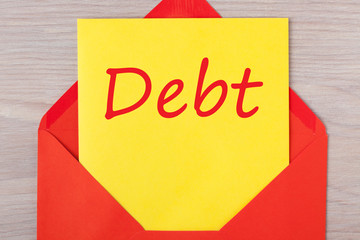 Debt in a red envelope