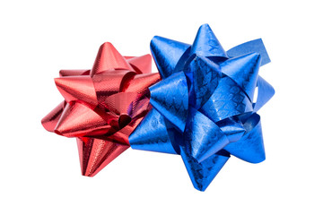 bow isolated on white background - Clipping paths