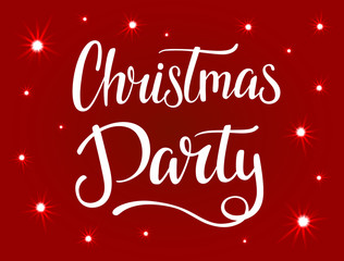 Fototapeta na wymiar Christmas party banner