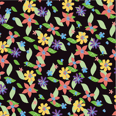 Naklejka premium floral pattern 